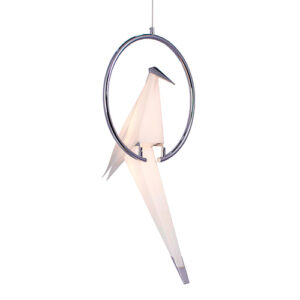 Pendente Moderno Ave Dobradura com 1 Pássaro – LED Integrado