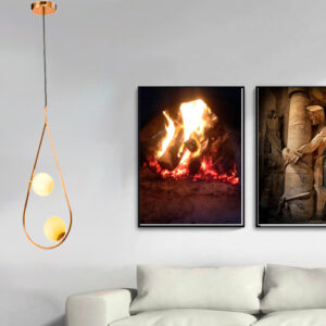 Pendente Moderno Gota La vile Duo com Globo de Vidro