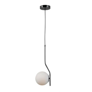 Pendente Moderno Haste com Globo de Vidro Caseres