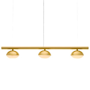 Pendente Moderno Linear Abalhana com 3 Malulos