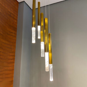 Pendente Moderno Pétra 6x - LED Integrado