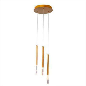 Pendente Moderno Pétra Triplo - LED Integrado