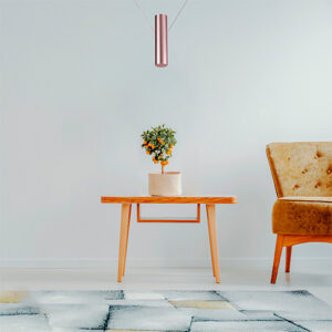 Pendente Moderno Tubo Rebatedor - LED Integrado