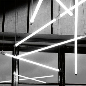 Pendente Tubular para 4 Lâmpadas Tubo LED