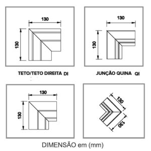 Perfil de Alumínio Extrusado Embutir Linear No Frame Indireto3