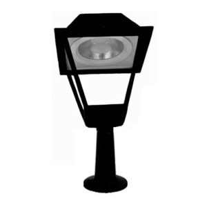 Postinho Balizador Colonial Isla Quadrado com Módulo de LED Integrado