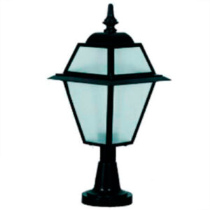 Postinho de Muro Quadrado com Vidro