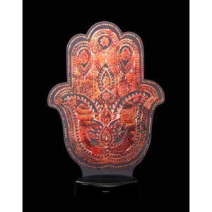 Abajur Colorido - Mão Indiana