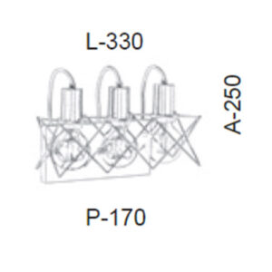 arandela-aramada-3-lampadas-dimensoes