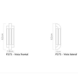arandela-camarim-tripla-romana-metal-cromada-dimensoes