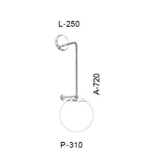 arandela-com-haste-preta-e-dourada-com-globo-de-vidro-dimensoes