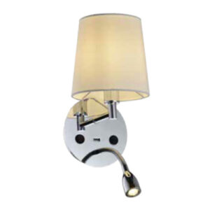 Arandela Melina com Flexível LED para Leitura - Entrada USB e Interruptor Individual