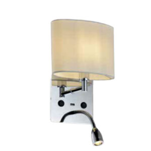 Arandela Melina com Flexível LED para Leitura - Entrada USB e Interruptor Individual