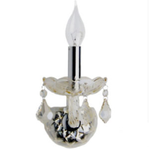 Arandela Interna Clássica Maria Thereza com Cristais