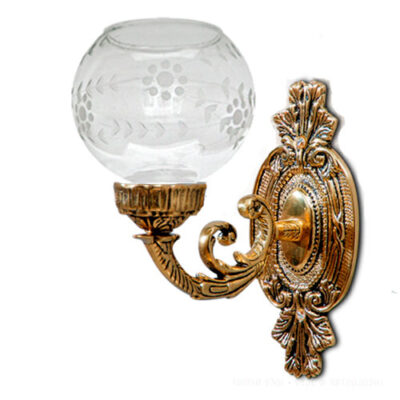 Arandela Bronze Barroco 1Vidro