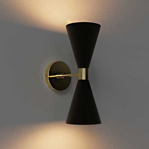 Arandela PICASSO 2 cones