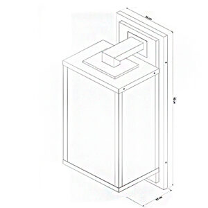 arandela_quadrada_tamanho_pequeno_grande