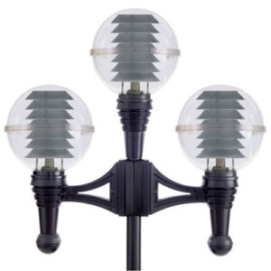 Cabeça de Poste com braço triplo - Com Difusor