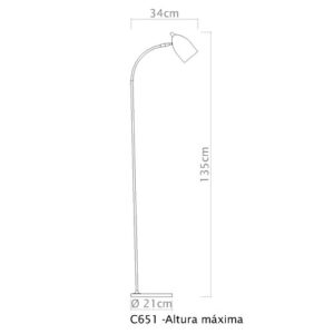 coluna-luminaria-de-chao-foco-grande-dimensoes