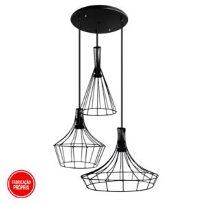 conjunto-pendente-aramado-preto-tom-dixon-3-diferentes