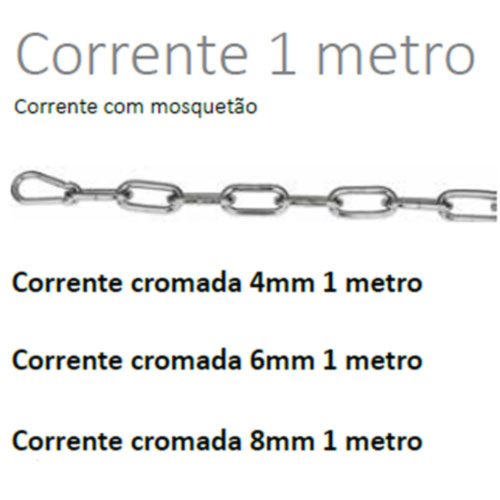 Corrente para Lustres – 1 Metro / 2 metros