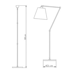 luminaria-de-chao-articulada-miravel-com-cupula-de-tecido-dimensoes