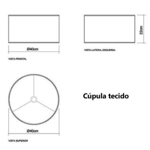 luminaria-de-chao-coluna-arco-renac-com-cupula-em-tecido-dimensoes-da-cupula