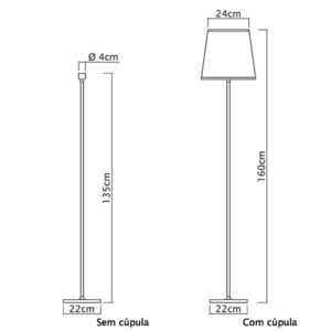 luminaria-de-chao-reta-cromada-salou-com-cupula-de-tecido-dimensoes