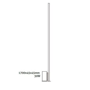 luminaria-de-chao-vertical-linha-line-led-integrado-preta-dimensoes