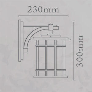 luminaria-de-parede-arandela-externa-colonial-quadrada-com-grades-dimensoes
