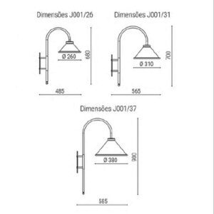 luminaria-de-parede-interna-moderna-jota-foco-dimensoes