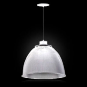 Luminária Pendente Industrial Acrílico Prismático