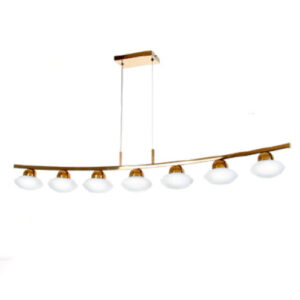 Lustre Arco com Globos de Vidro