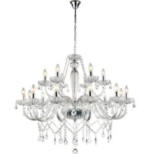 Lustre Candelabro Angel 18 Braços com Cristais