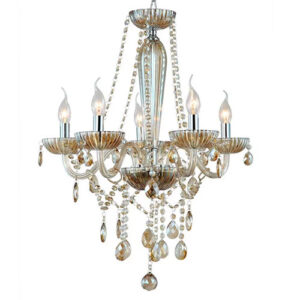 Lustre Candelabro Angel 5 Braços com Cristais