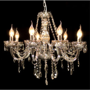 Lustre Candelabro Angel 8 Braços com Cristais