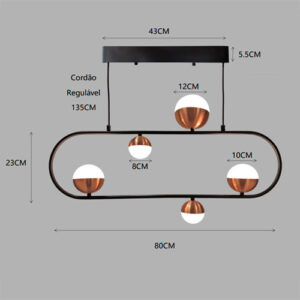 lustre-moderno-com-globos-de-vidro-arco-redondo-preto-e-bronze-dimensoes