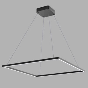 Lustre Moderno Quadrado Ultra Slim Kare - LED INTEGRADO