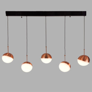 Lustre Moderno Pendentes com Globos de Vidro - LED INTEGRADO