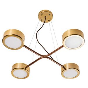Lustre Moderno Fiandro Quadra - LED INTEGRADO