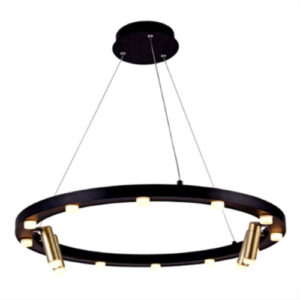 Lustre LED Moderno Círculo Occhio com Spots