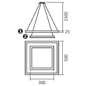 lustre-pendente-quadrado-duplo-led-moderno-dimensoes