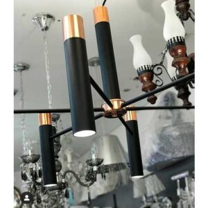 lustre-timone-com-iluminacao-dupla-preto-e-dourado