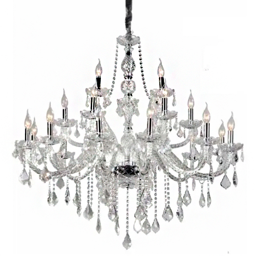 Lustre Maria Thereza 21 Braços com Cristais