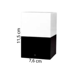 mini-poste-balizador-de-jardim-cubo-led-preto-dimensoes