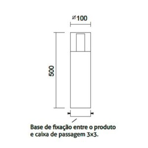 mini-poste-balizador-moderno-quadrado-com-tubo-central-led-dimensoes
