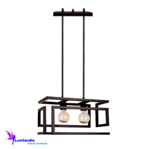 pendente-aramado-preto-infinity-duplo-moderno