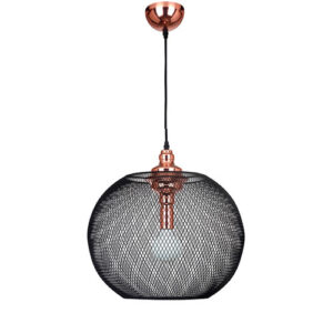 Pendente Aramado Grade Copper Bowl