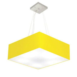 Pendente Quadrado em Tecido 50x50cm - CORES DIVERSAS