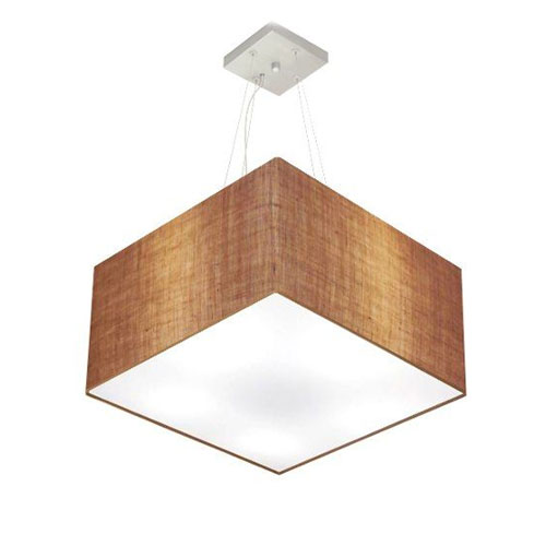 Pendente Quadrado em Tecido 60x60cm – CORES DIVERSAS